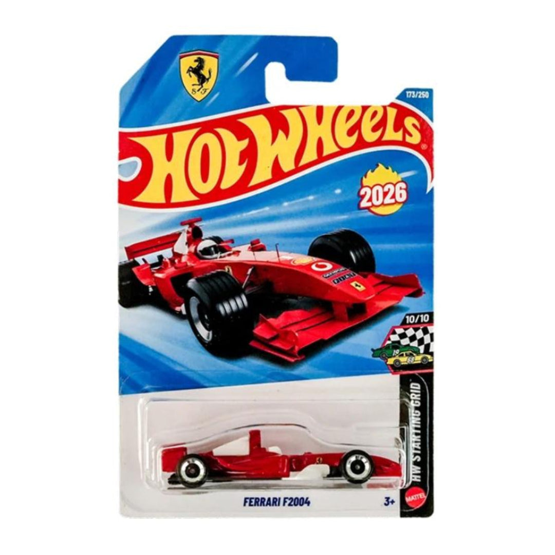 Hot Wheels Imported Ferrari F2004 2026 1:64 Diecast Car – HW Starting Grid