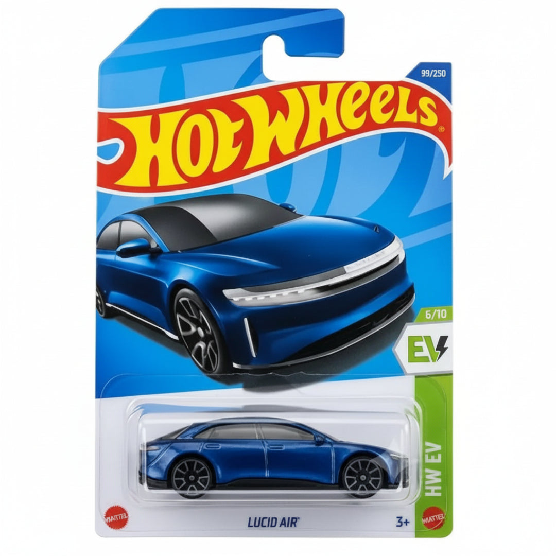 Hot Wheels Imported Lucid Air Dark Blue 1:64 Diecast Car – HW EV