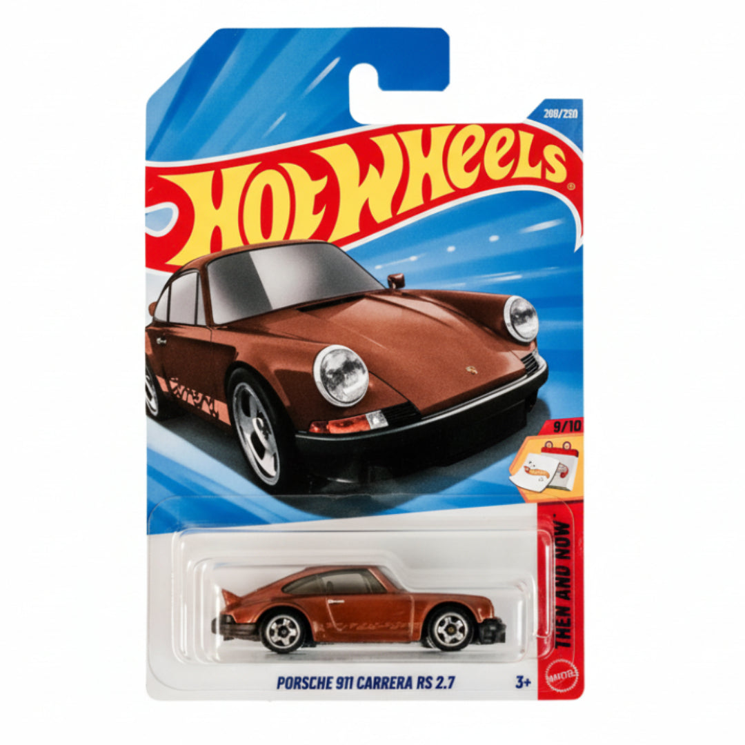 Hot Wheels Imported Porsche 911 Carrera RS 2.7 1:64 Diecast Car – Then and Now