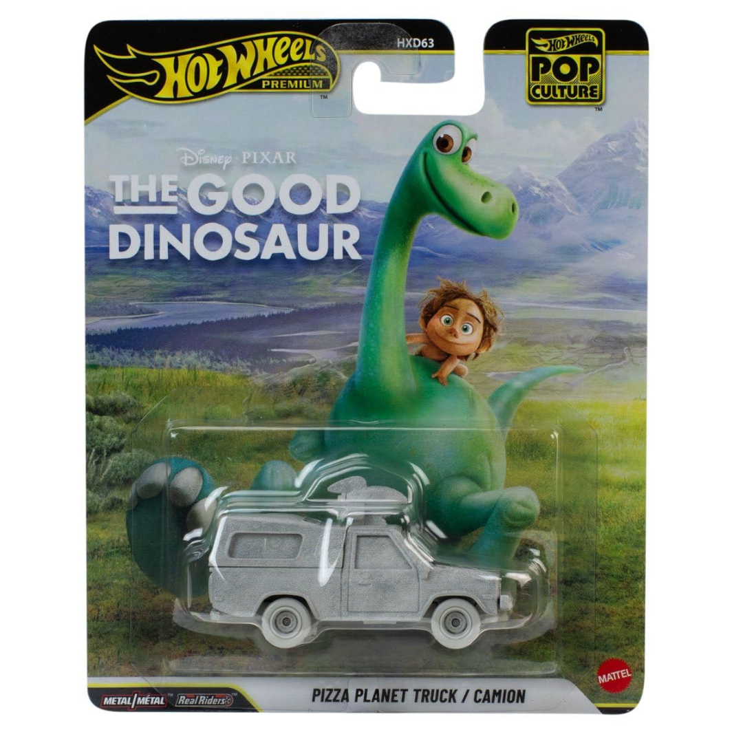 Hot Wheels Imported Premium Pop Culture The Good Dinosaur Pizza Planet Truck 1:64 Diecast Model