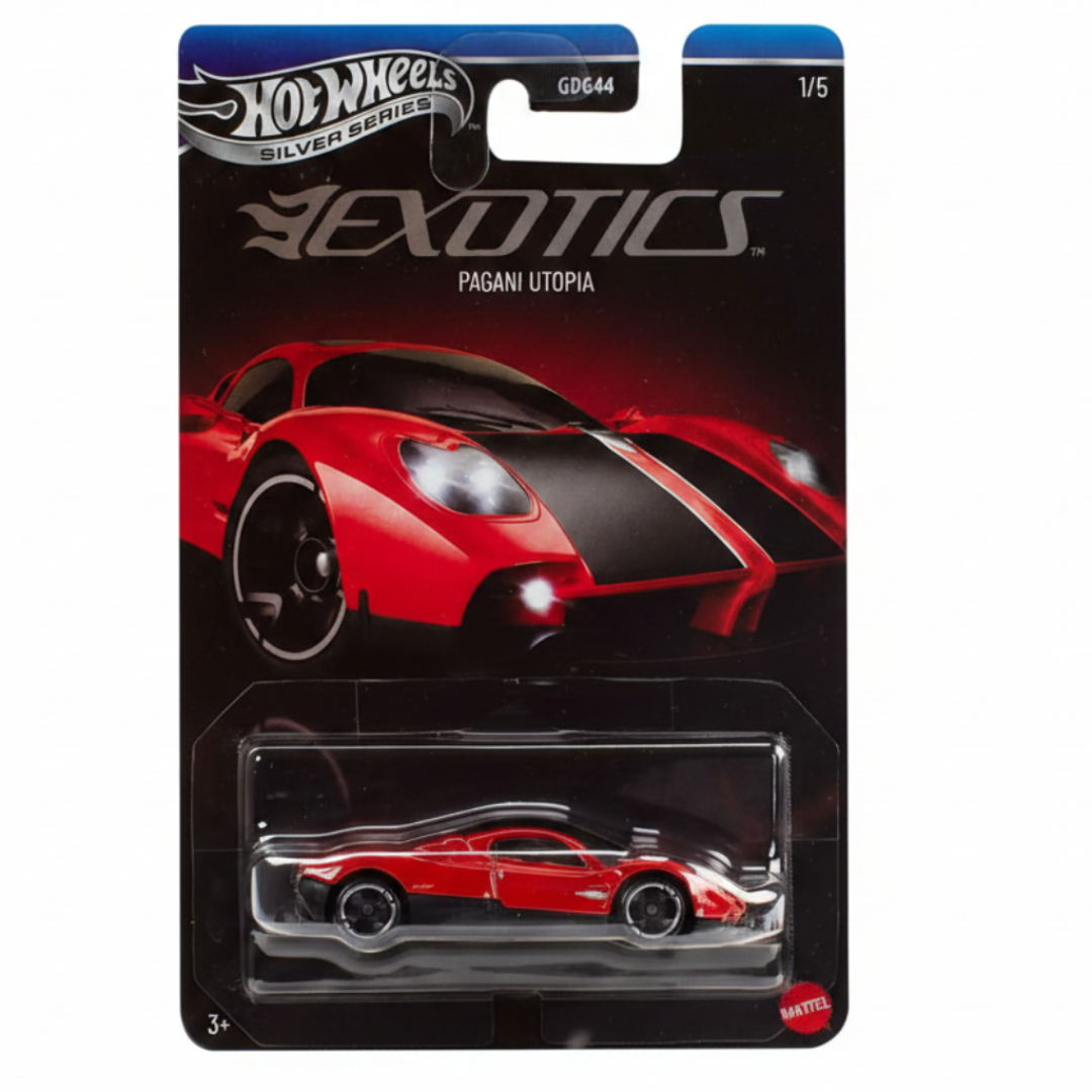 Hot Wheels Imported Silver Series Pagani Utopia 1:64 Die-Cast Model Car