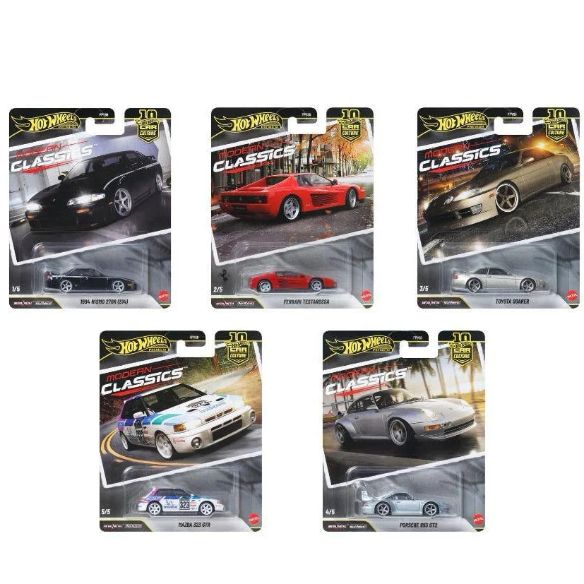 Hot Wheels Modern Classics – Complete Set of 5