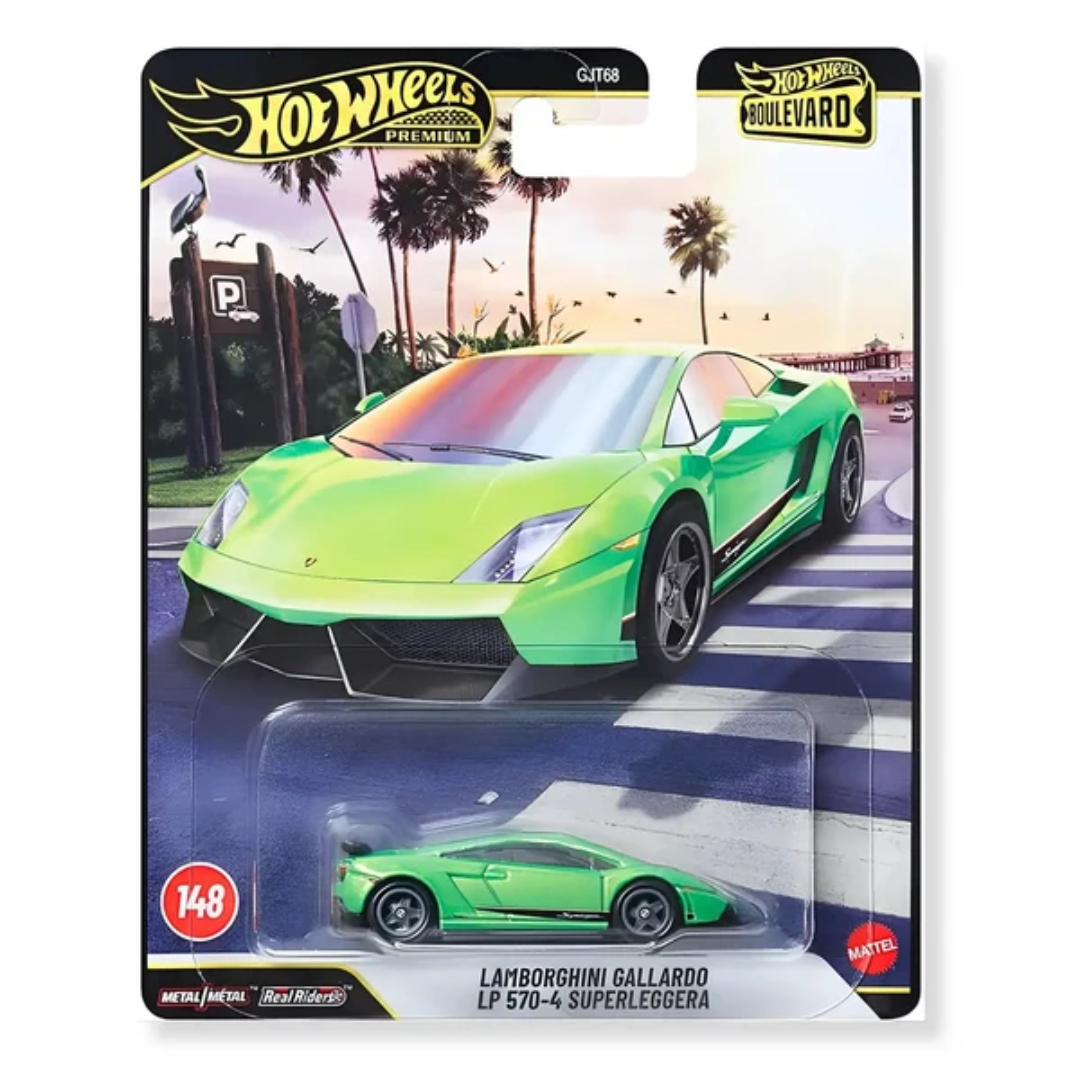 Hot Wheels Premium Boulevard Lamborghini Gallardo LP 570-4 Superleggera 1:64 Diecast Model Car