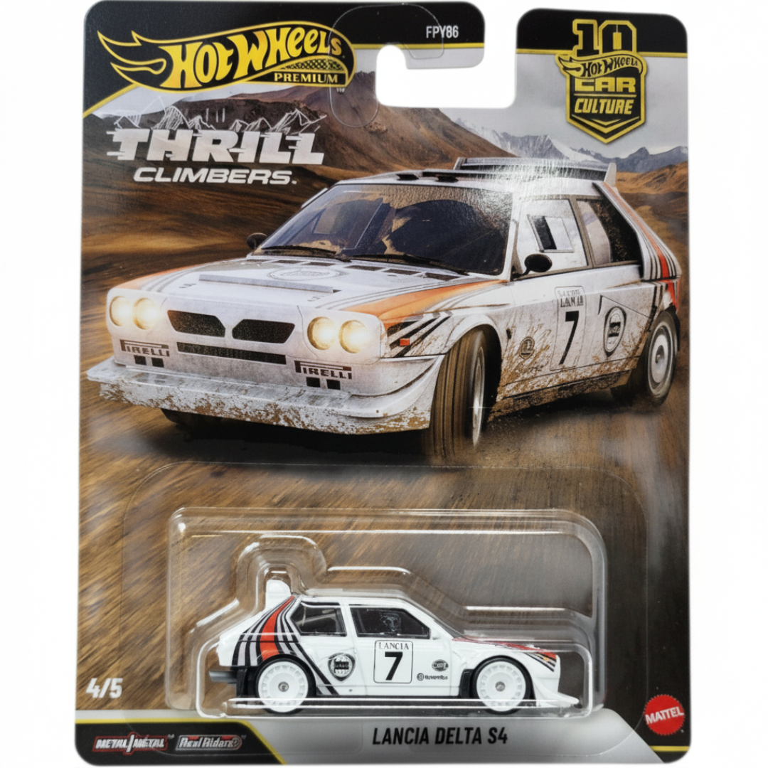 Hot Wheels Premium Car Culture Thrill Climbers Complete Set of 5 Die-Cast Cars (1:64 Scale)