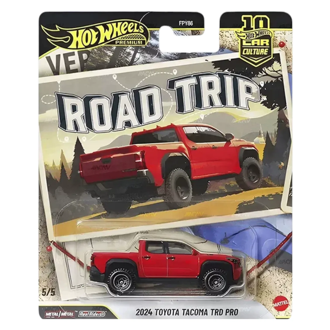 Hot Wheels Premium Imported 2024 Toyota Tacoma TRD Pro – Car Culture Road Trip 1:64 Scale