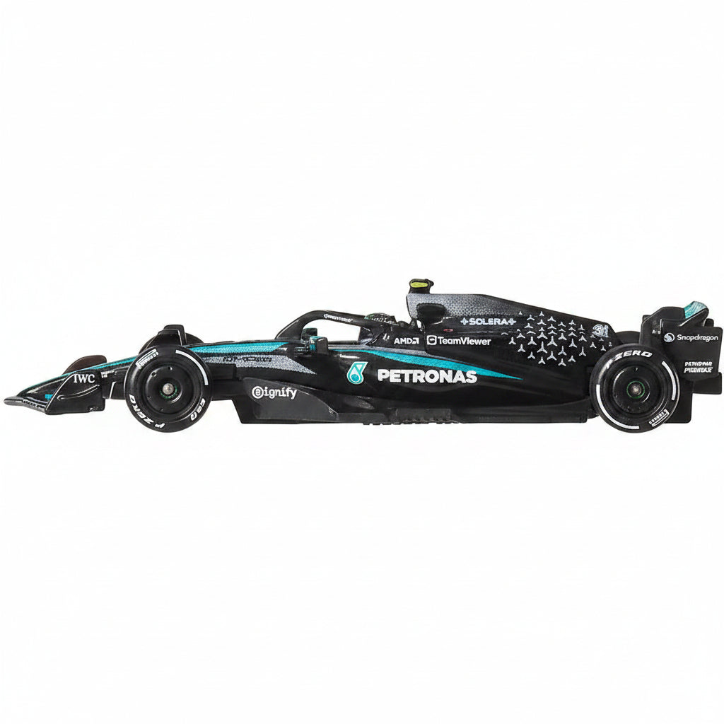 Hot Wheels Premium Mercedes-AMG Petronas Formula One Team 12 2025 1:64 Die-Cast Model Car