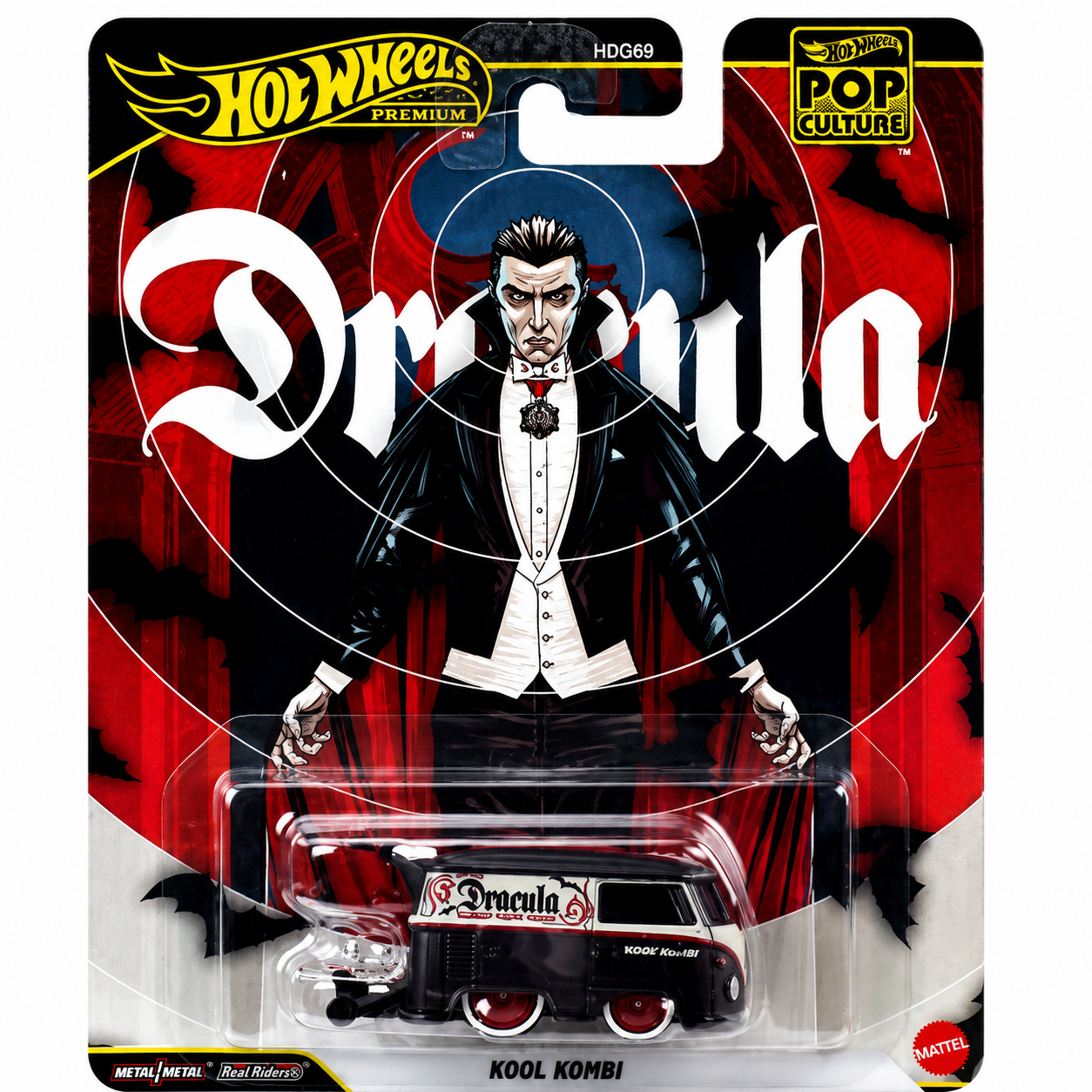 Hot Wheels Premium Pop Culture 2025 Complete Set of 5 Die-Cast Vehicles | Real Riders | Metal/Metal Construction