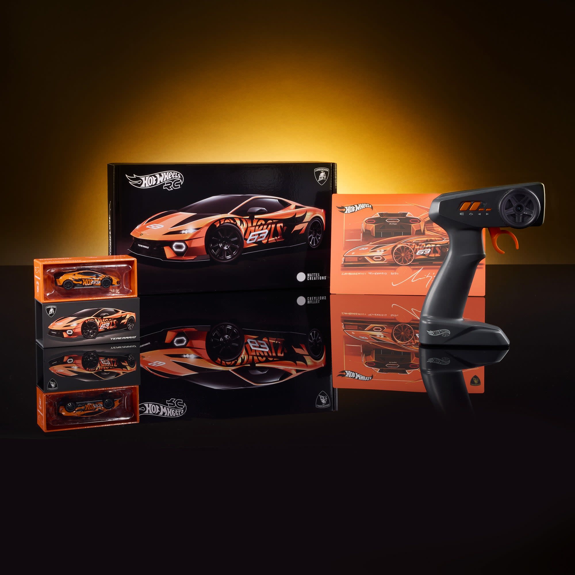 Hot Wheels RC 1:64 Lamborghini Temerario Alleggerita – Remote Control Die-Cast Car