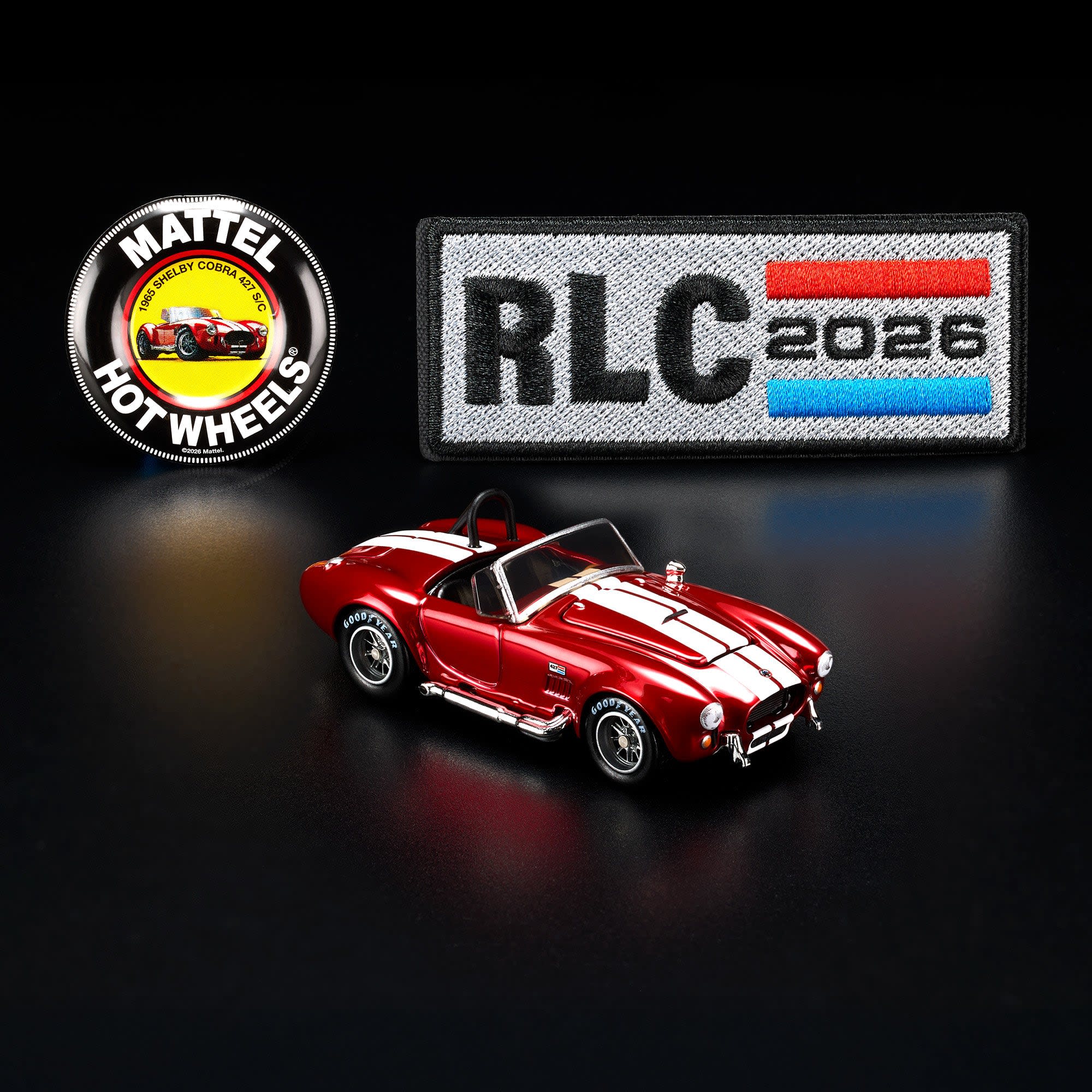 Hot Wheels RLC Exclusive 1965 Shelby Cobra 427 S/C Spectraflame Red – 1:64 Scale Diecast Model