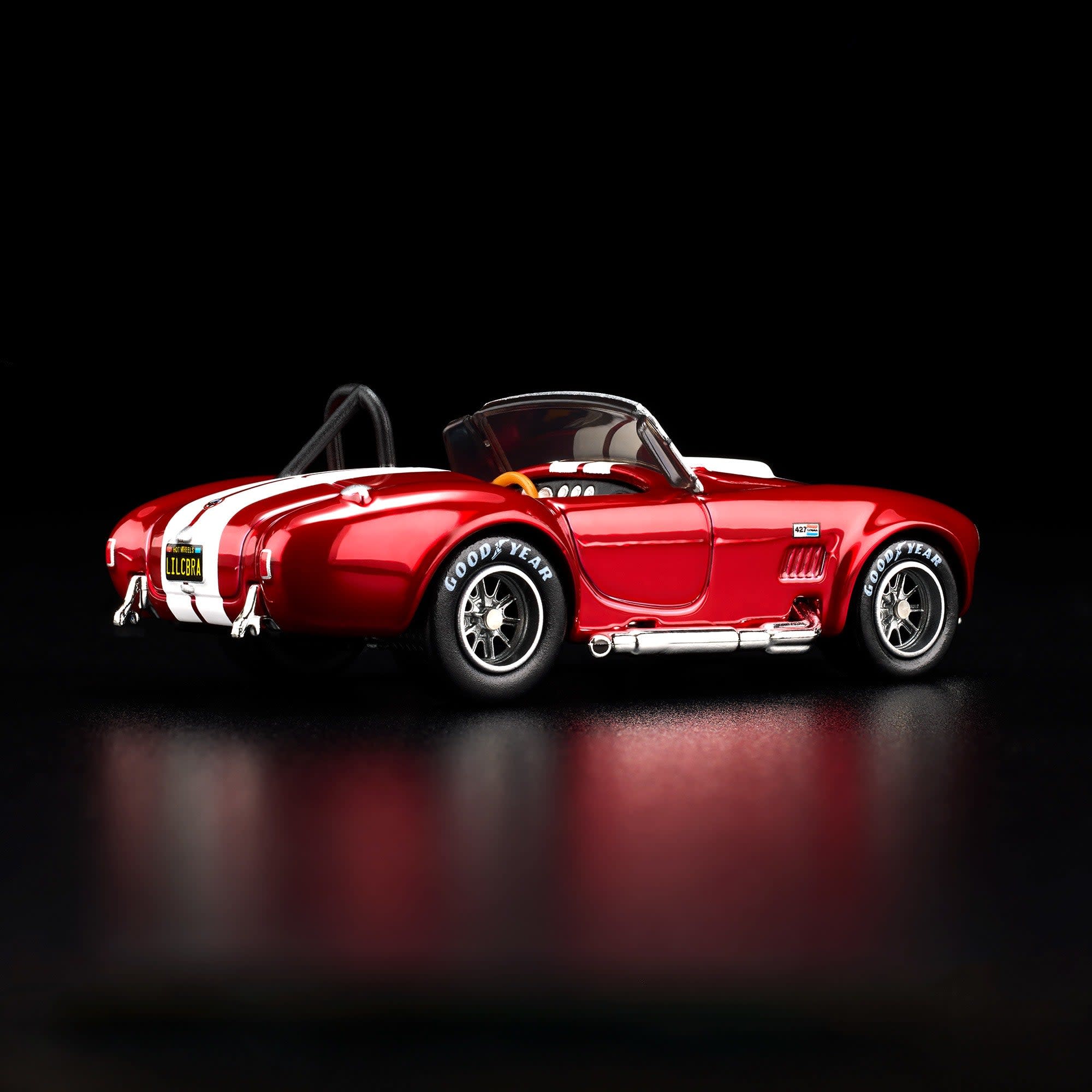 Hot Wheels RLC Exclusive 1965 Shelby Cobra 427 S/C Spectraflame Red – 1:64 Scale Diecast Model