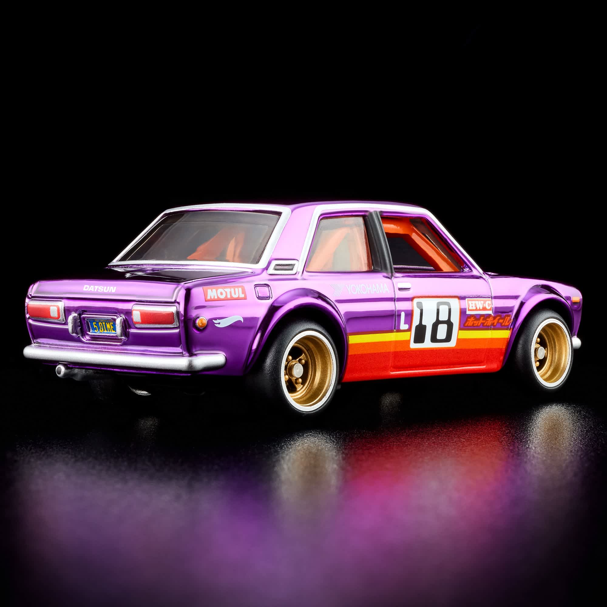 Hot Wheels RLC Exclusive ’71 Datsun 510 Spectraflame Purple 1:64 Diecast – Premium Collector Edition