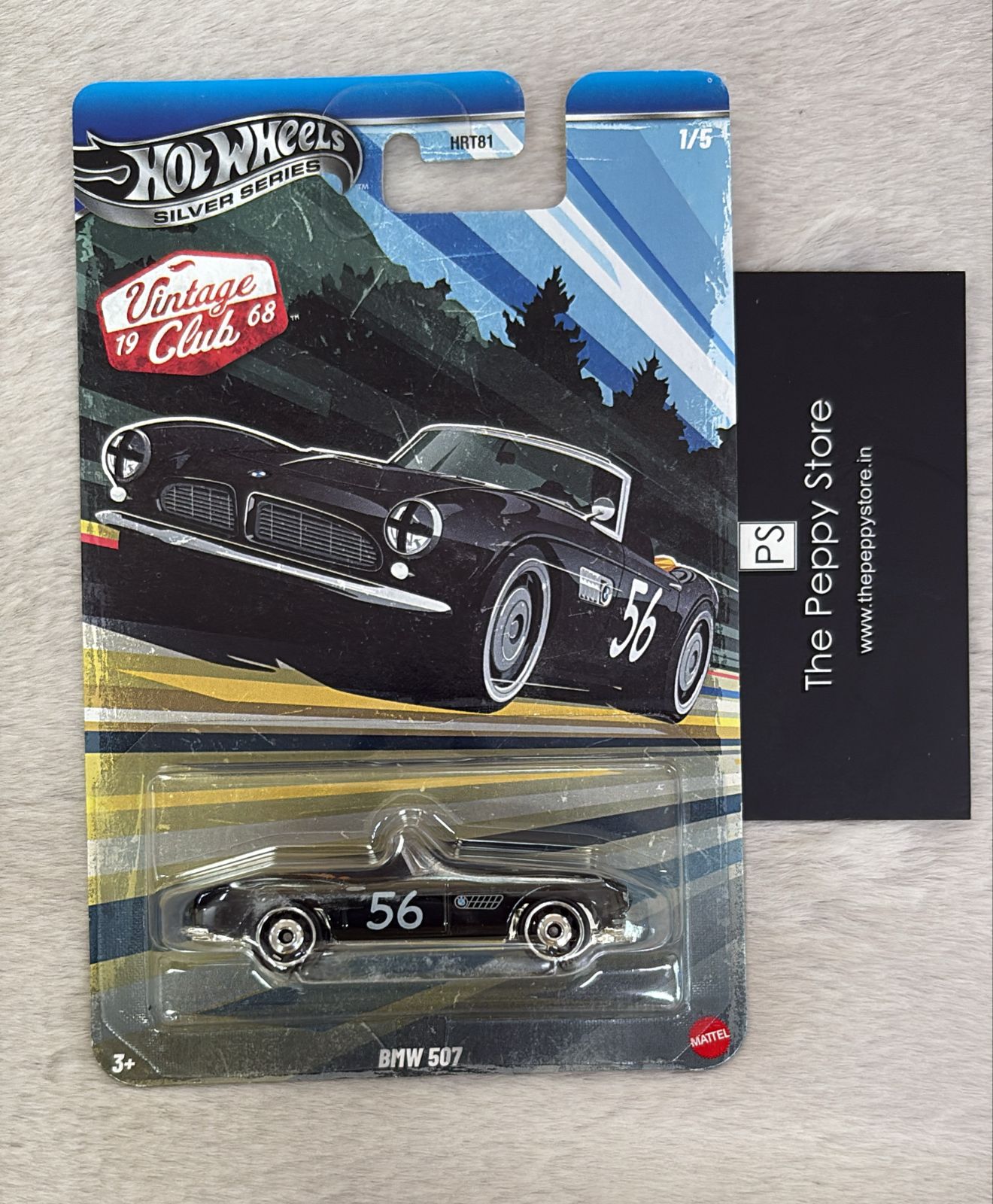 Hot Wheels Scale 1:64 Imported 2025 Silver Series Vintage Club Series - BMW 507