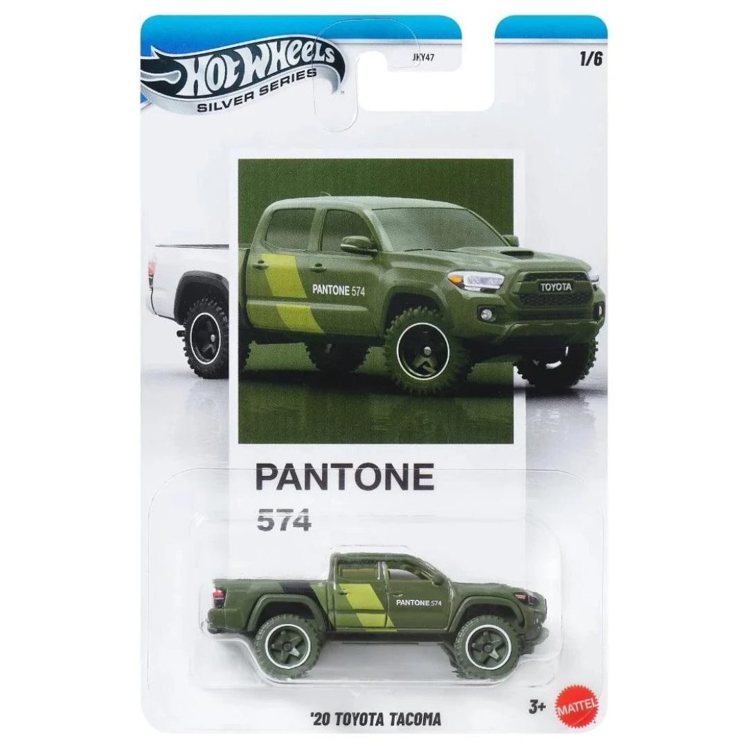 Hot Wheels Silver Series Imported 20 Toyota Tacoma Pantone 574 –1:64 Diecast Model