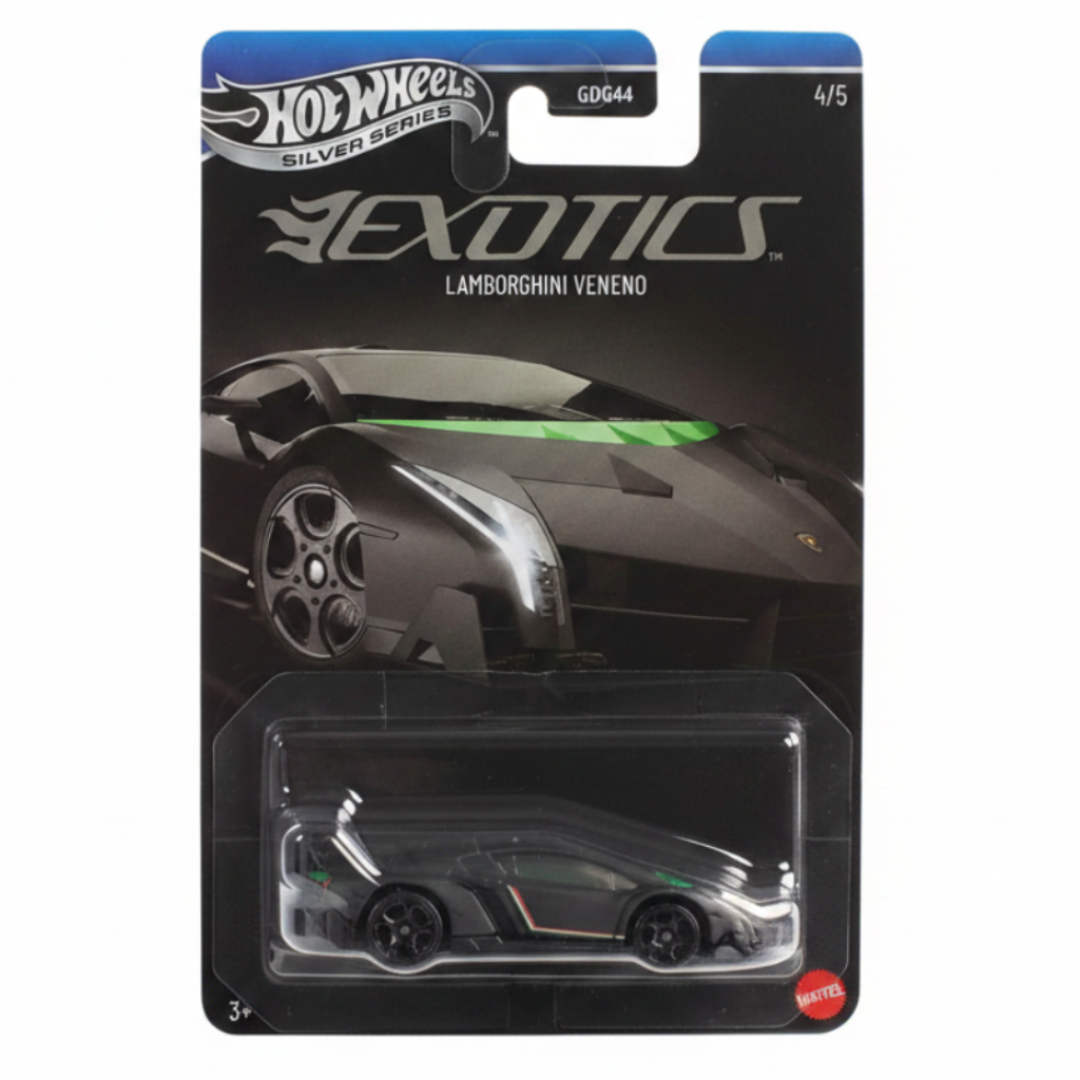 Hot Wheels Silver Series Lamborghini Veneno 1:64 Die-Cast Model Car