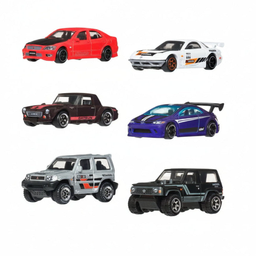 Hot Wheels Silver Series Premium 6-Car Diecast Collector Set | 1:64 Scale