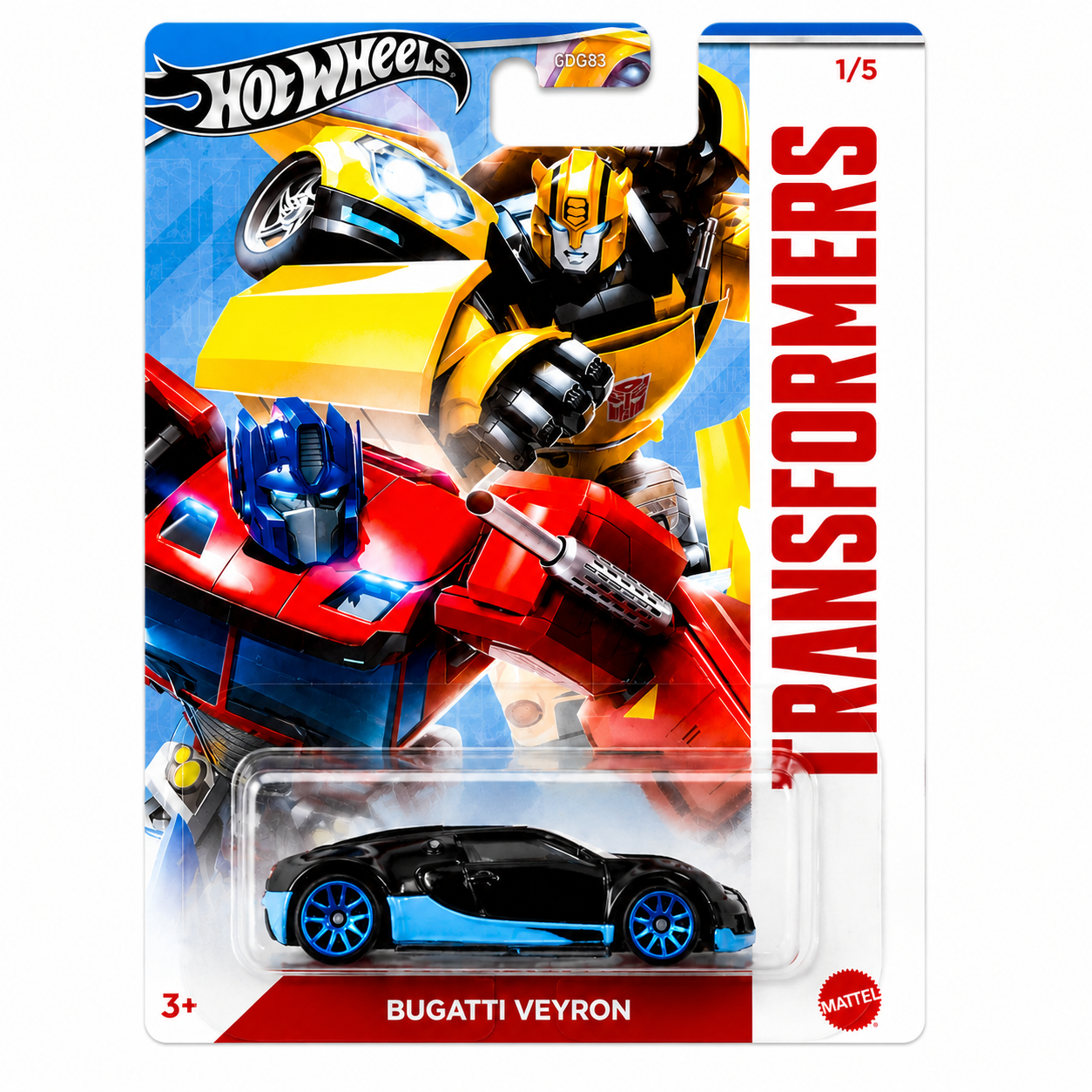 Hot Wheels Imported Silver Series Transformer Bugatti Veyron Vehicles Exclusive Collection