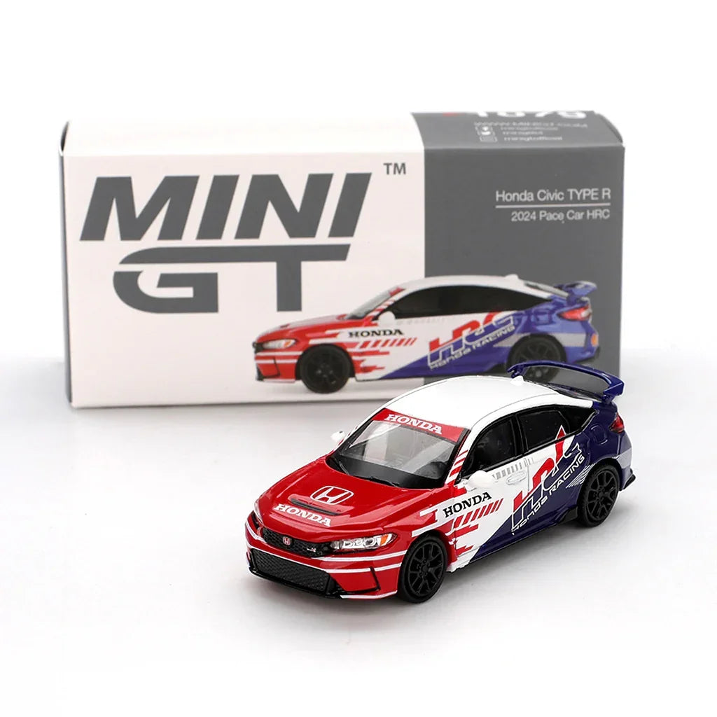Mini GT Imported Code 1079 - Honda Civic Type R – 2024 Pace Car HRC