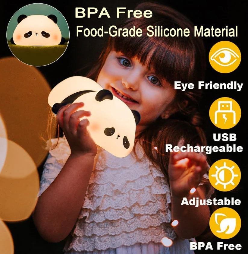 Panda Touch Silicon Lamp With Usb Premium Quality