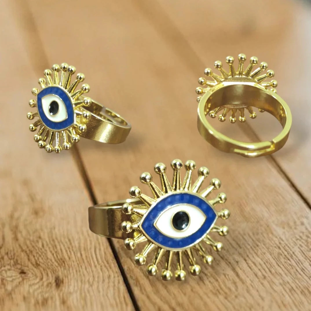 Evil Eye Glam Ring