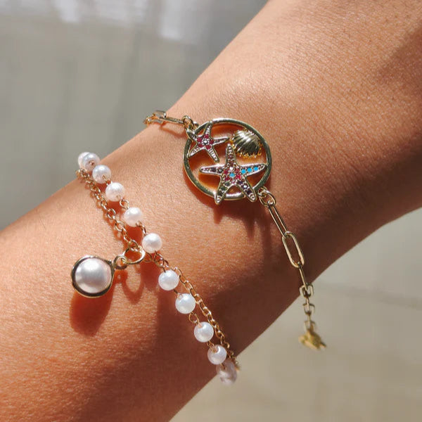Starfish Link Bracelet (Only Starfish Bracelet Will Be Provided)