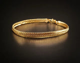 Thin Snake Mens Bracelet - Available in 2 Sizes and 2 Colours (Select From Drop Down Menu)