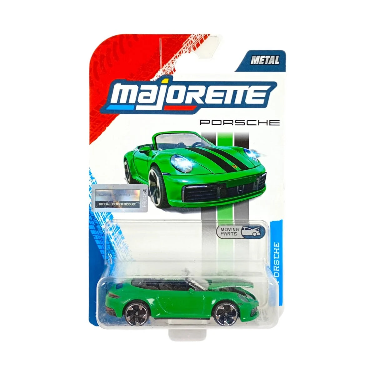 Majorette Porsche Premium Car with Freewheel and Opening Parts Car Model - Porsche 911 Carrera S
