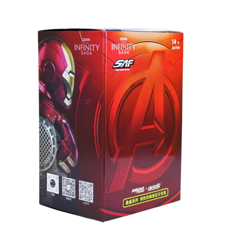 Iron Hero Arc Reactor Bluetooth Speaker & Collectible Display Bust