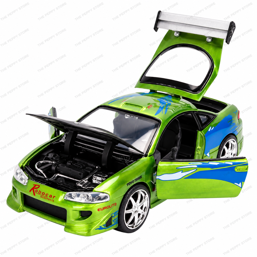 Jada Fast & Furious 25th Anniversary Brian’s Mitsubishi Eclipse 1:24 Diecast