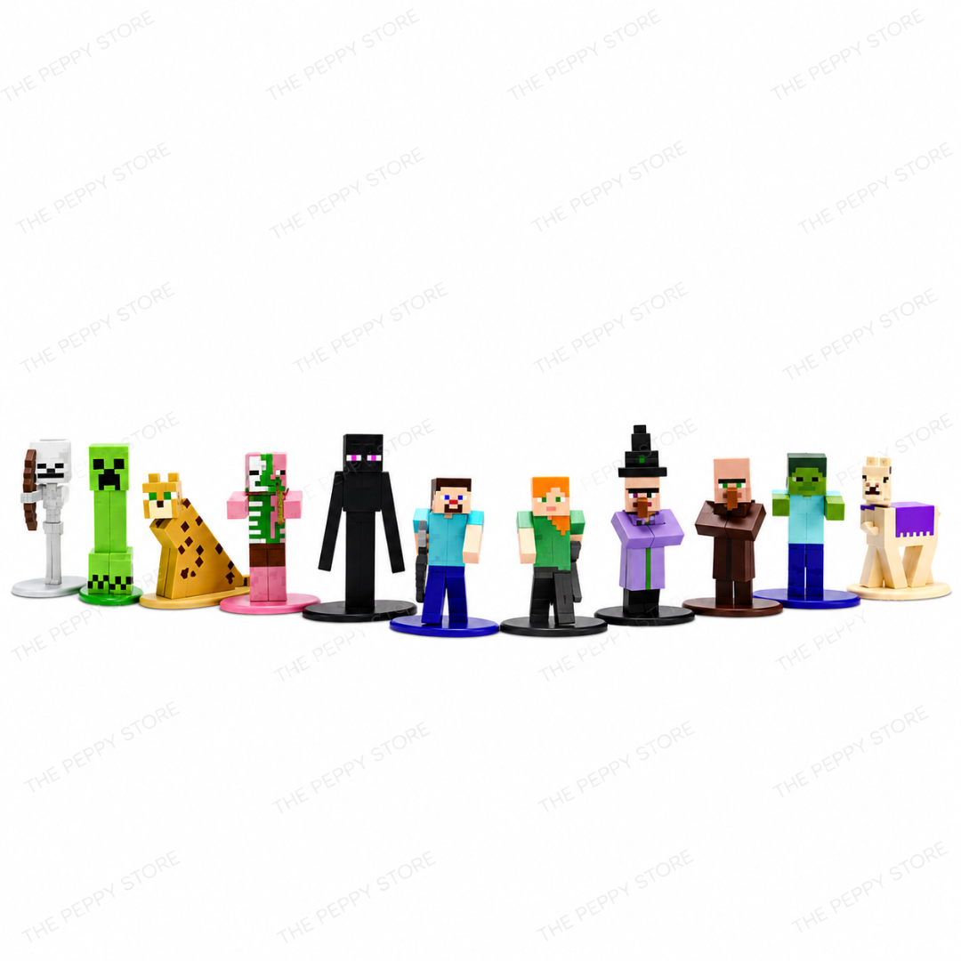 Jada Toys Minecraft Nano Metalfigs Mystery Blind Packs – 1 Random Figure
