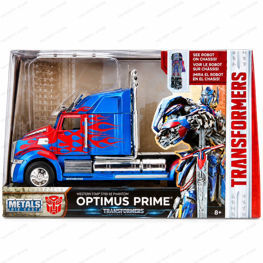 Jada Transformers The Last Knight Optimus Prime Western Star 5700 XE Phantom 1:24 Diecast Model