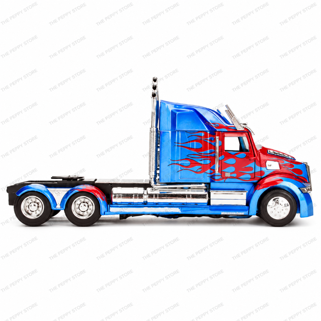 Jada Transformers The Last Knight Optimus Prime Western Star 5700 XE Phantom 1:24 Diecast Model