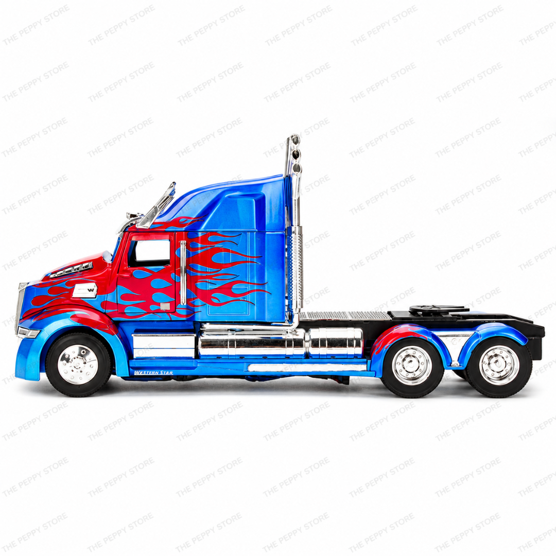 Jada Transformers The Last Knight Optimus Prime Western Star 5700 XE Phantom 1:24 Diecast Model