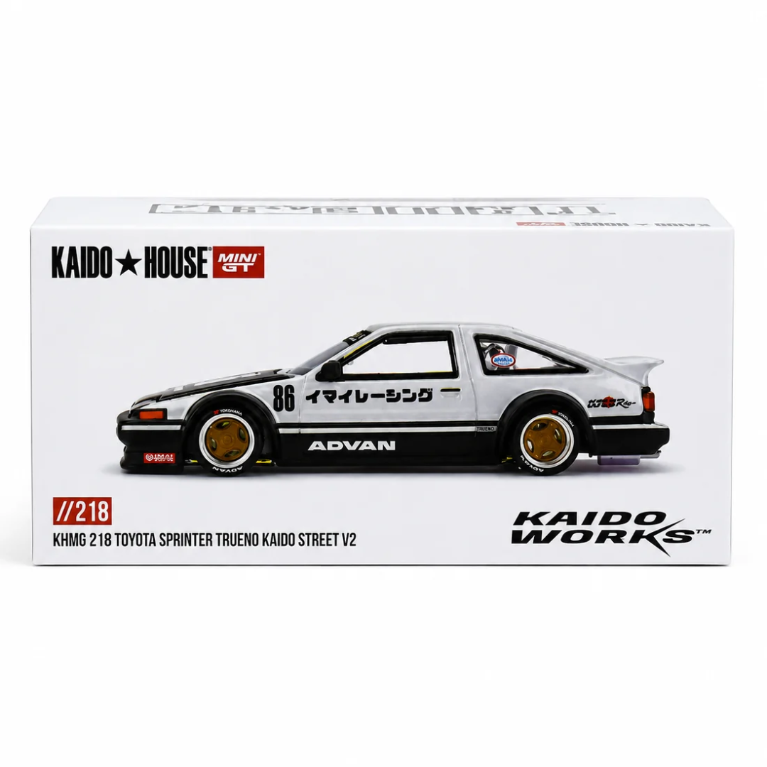 KAIDO HOUSE x MINI GT KHMG 218 Toyota Sprinter Trueno Kaido Street V2