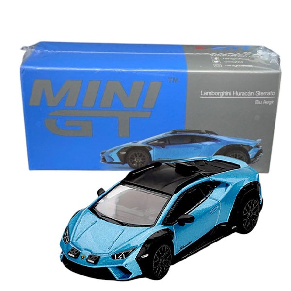 Mini GT Code 807 Lamborghini Huracán Sterrato Blue Aegir