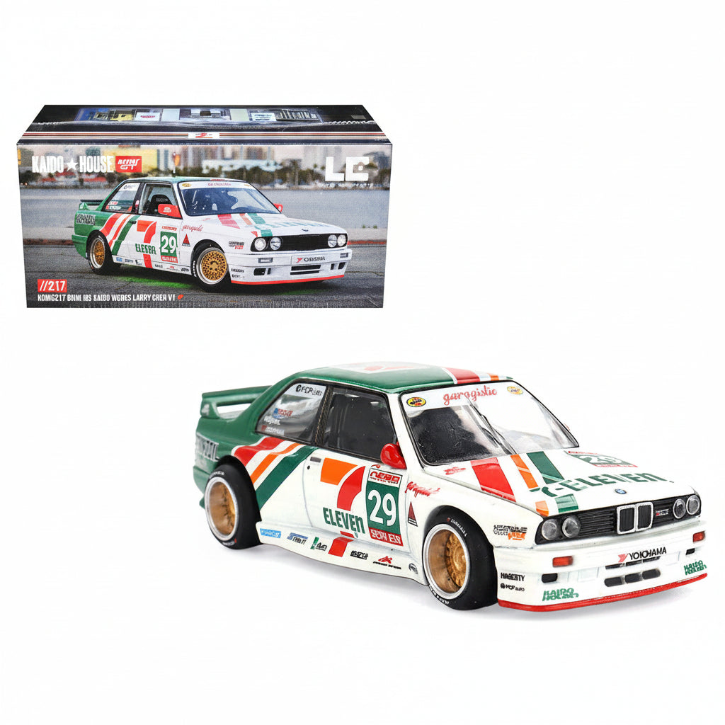 Kaido House x Mini GT BMW M3 Kaido Works Larry Chen V1 1:64 217 Diecast Model Car Imported