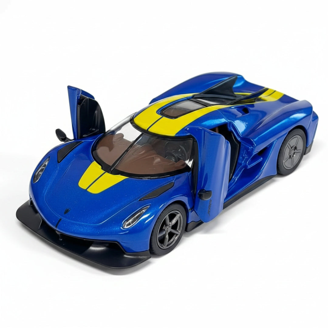 Kinsmart Koenigsegg Jesko Absolut Livery Edition 1:36 – Blue & Yellow