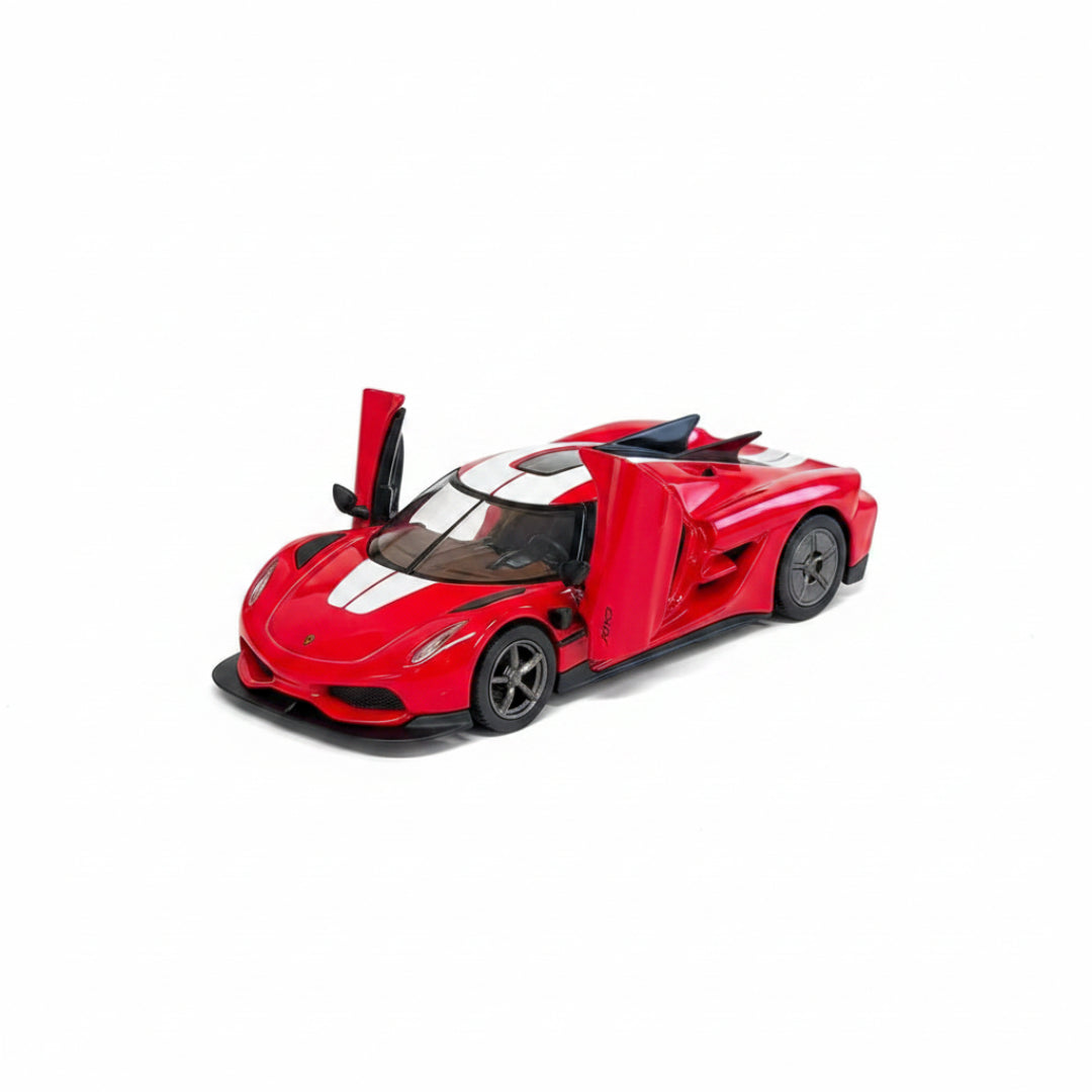 Kinsmart Koenigsegg Jesko Absolut Livery Edition 1:36 – Red & White