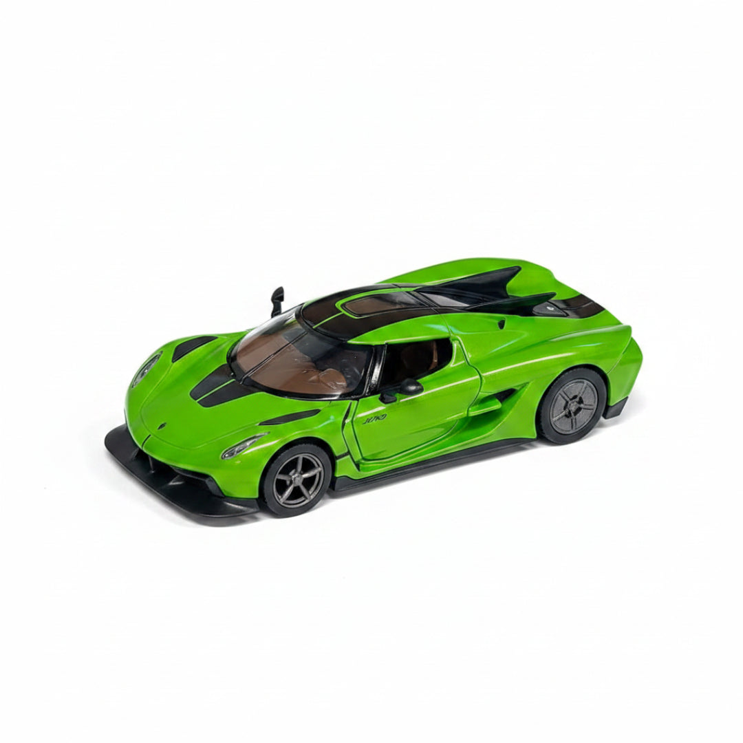 Kinsmart Koenigsegg Jesko Absolut Livery Edition Diecast Model Car 1:36 – Green