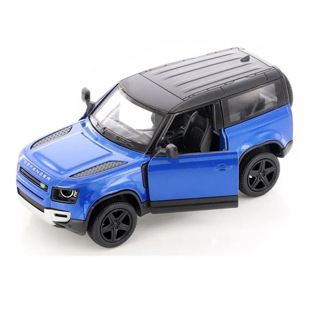 Kinsmart Land Rover Defender 90 Diecast Model Car 1:36 – Blue