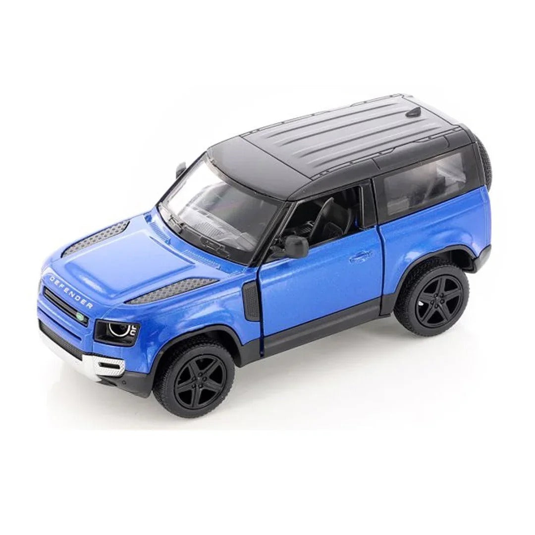 Kinsmart Land Rover Defender 90 Diecast Model Car 1:36 – Blue