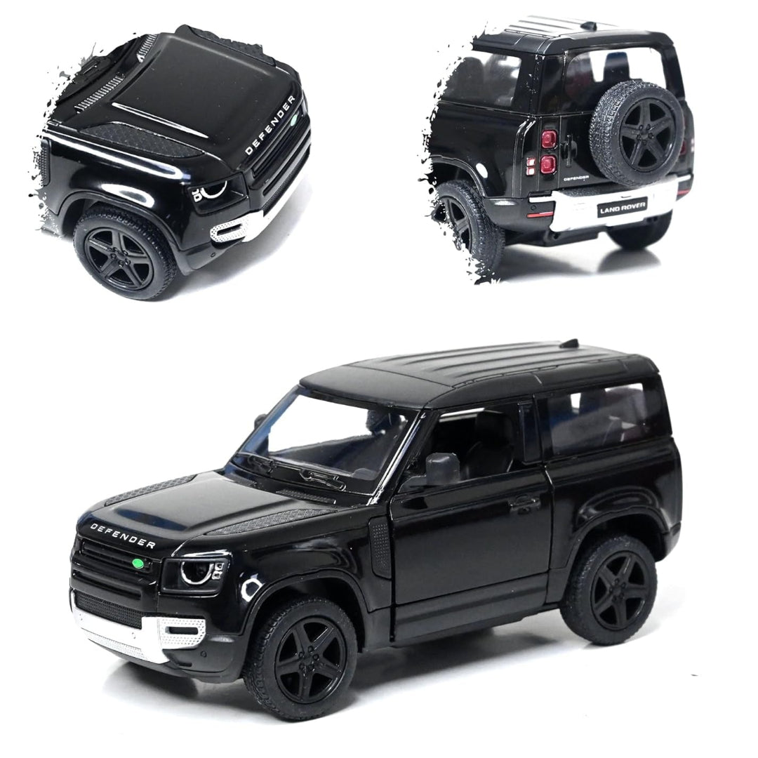 Kinsmart Land Rover Defender Diecast Model Car 1:36 – Black