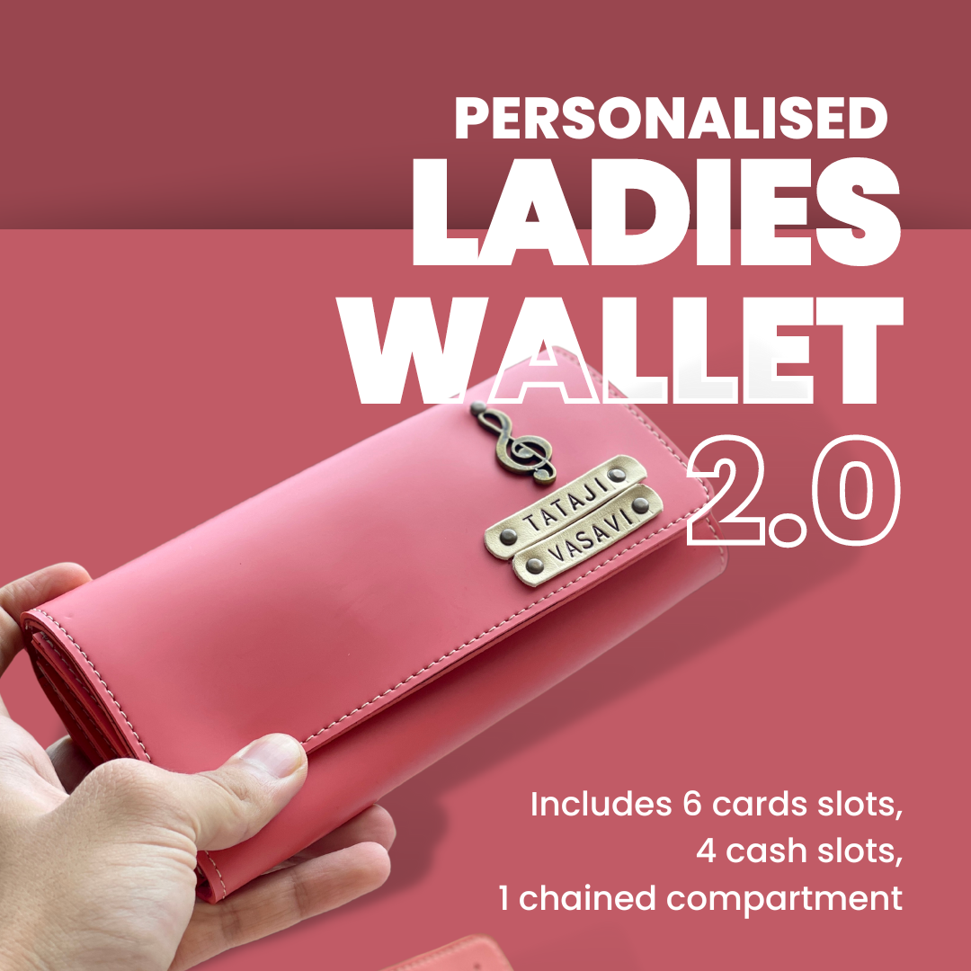 Personalised Ladies Wallets 2.0 (No CASH ON DELIVERY allowed on this product)