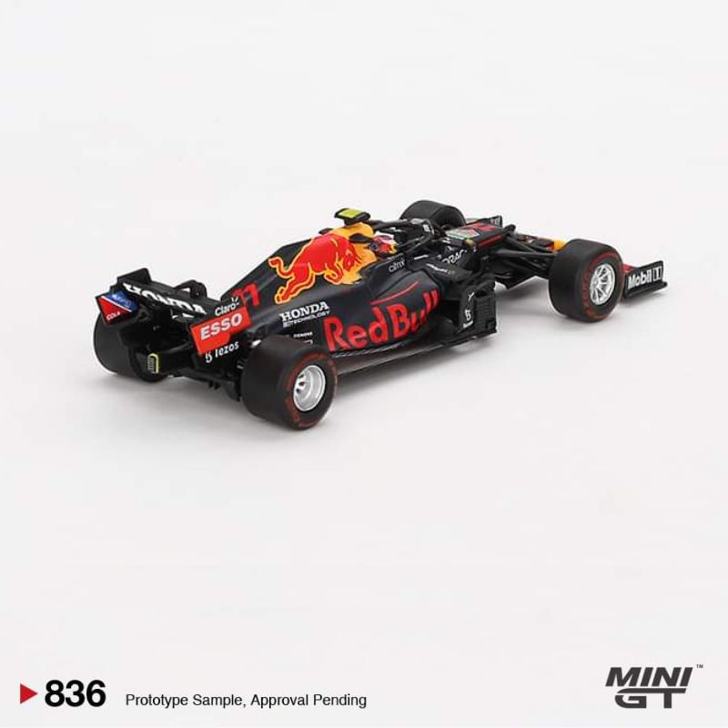 Mini GT Code 836 Red Bull RB16B #11 Sergio Pérez 2021 Azerbaijan Grand Prix Winner