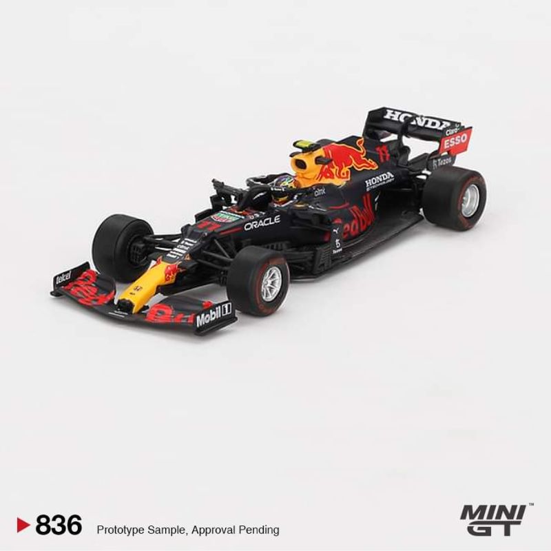 Mini GT Code 836 Red Bull RB16B #11 Sergio Pérez 2021 Azerbaijan Grand Prix Winner