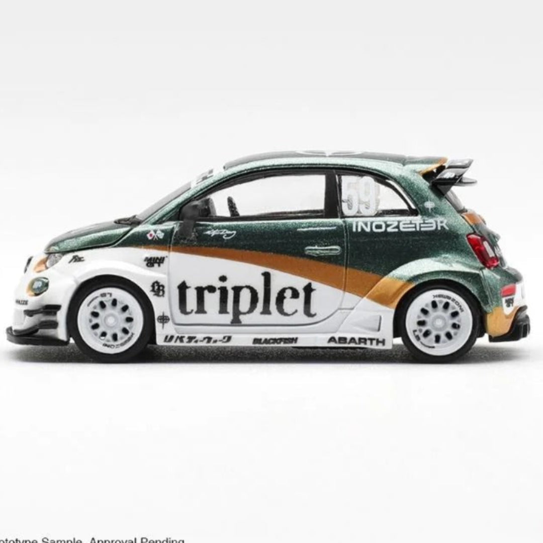 MINI GT Imported Abarth 595 LB WORKS TY Edition – 1:64 Die-Cast Scale Model #1216