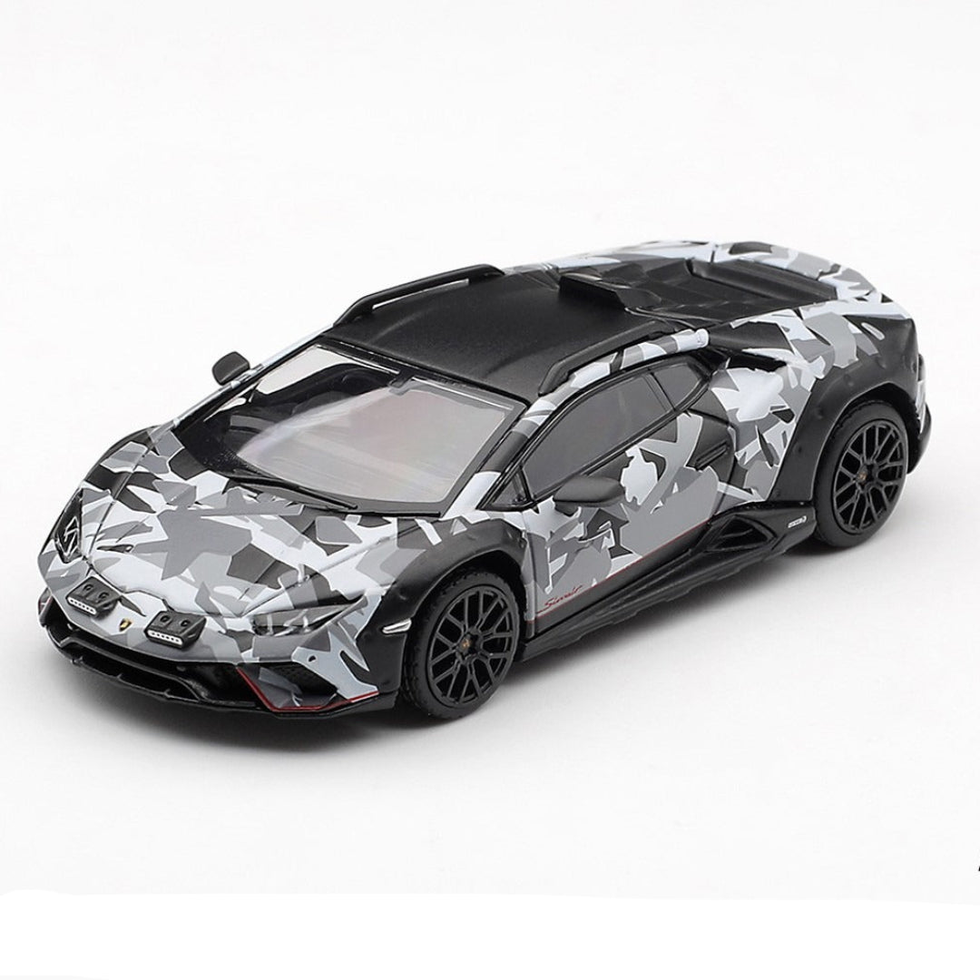 MINI GT Imported Lamborghini Huracán Sterrato All Terrain Camouflage Set of 4 1:64 Diecast Model Cars – MGTS0026