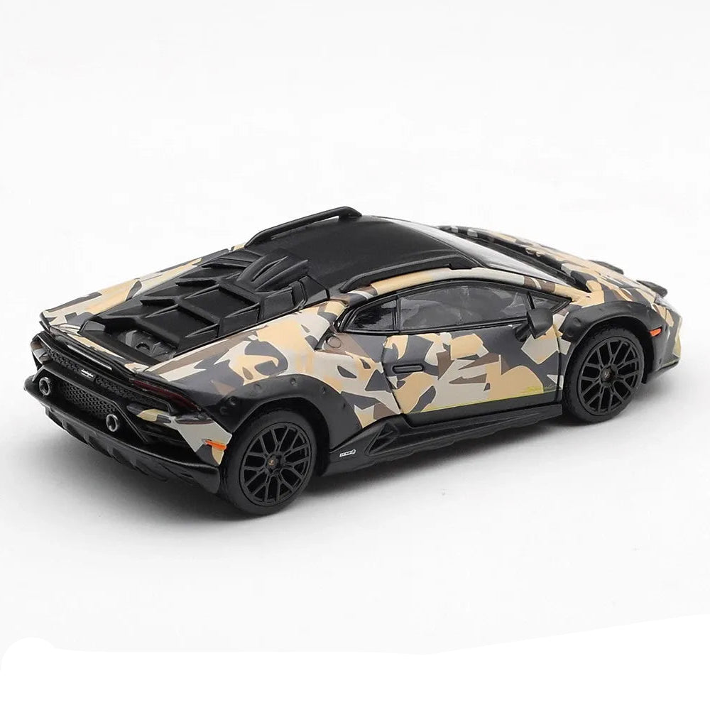 MINI GT Imported Lamborghini Huracán Sterrato All Terrain Camouflage Set of 4 1:64 Diecast Model Cars – MGTS0026
