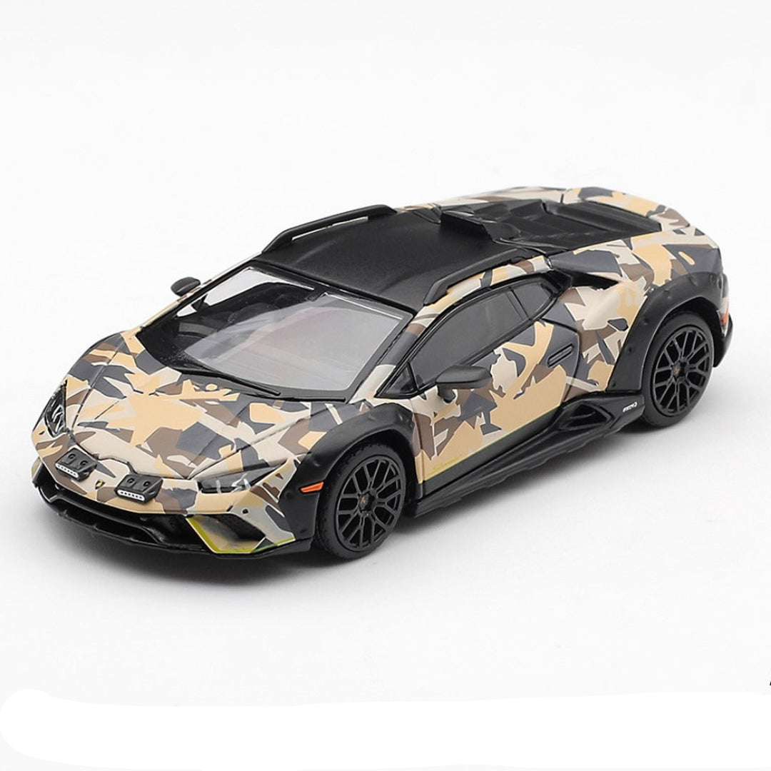 MINI GT Imported Lamborghini Huracán Sterrato All Terrain Camouflage Set of 4 1:64 Diecast Model Cars – MGTS0026