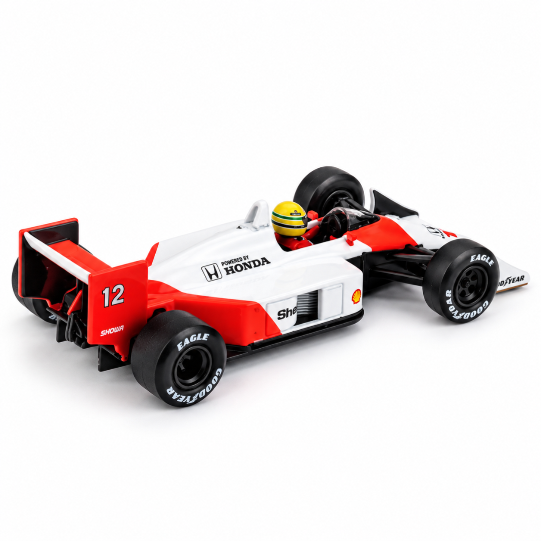 MINI GT Imported McLaren MP4/4 1988 Japanese GP Winner #12 Ayrton Senna 1:64 Diecast Model Car #1099