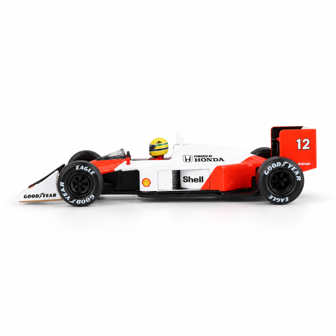 MINI GT Imported McLaren MP4/4 1988 Japanese GP Winner #12 Ayrton Senna 1:64 Diecast Model Car #1099